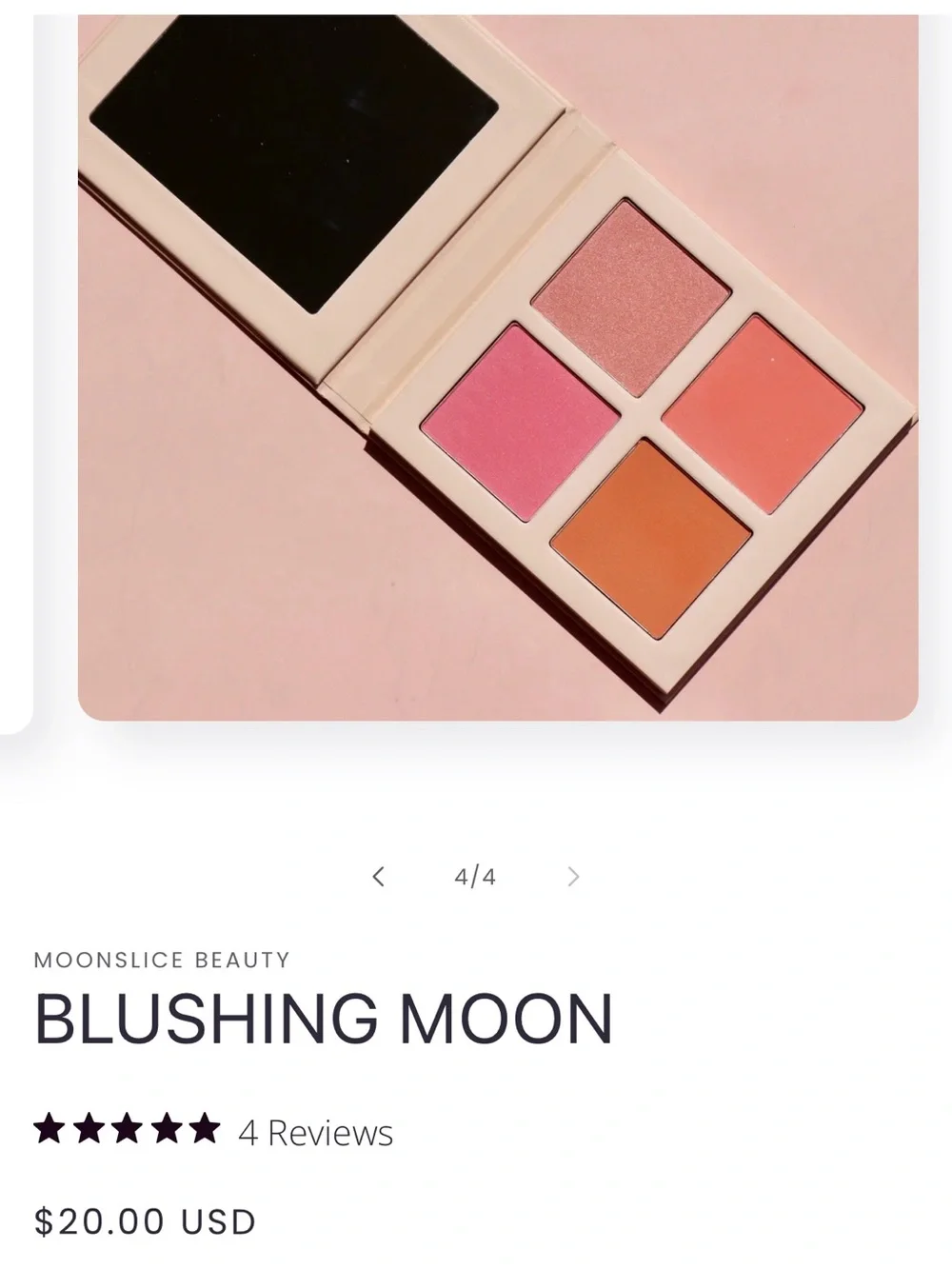 Moonslice Beauty Blush Palette